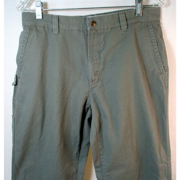 Columbia women's Green Mid Rise Straight Leg Active Outdoor Pants Size 12 - Picture 2 of 9